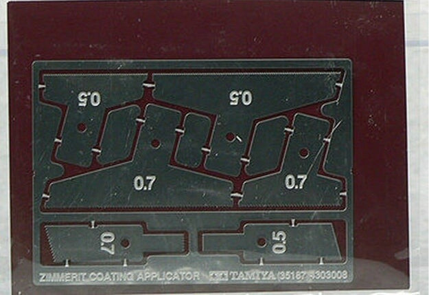 Tamiya 35187 1/35 1/48 Scale Tank Model Zimmerit Coating Photo Etched Applicator