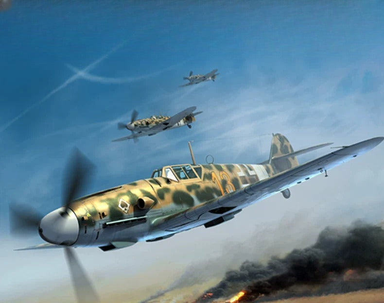 Trumpeter 1/32 German BF109G-2/Trop tropical modified fighter 02295