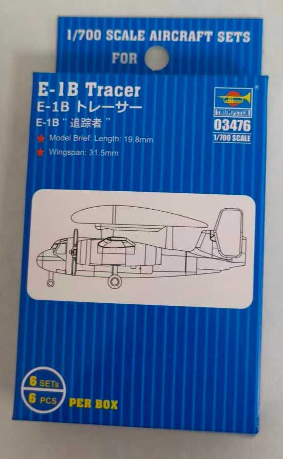 Trumpeter 03476 1/700 E-1B Tracer Fighter Assembly Model Kit – Ssmodel ...