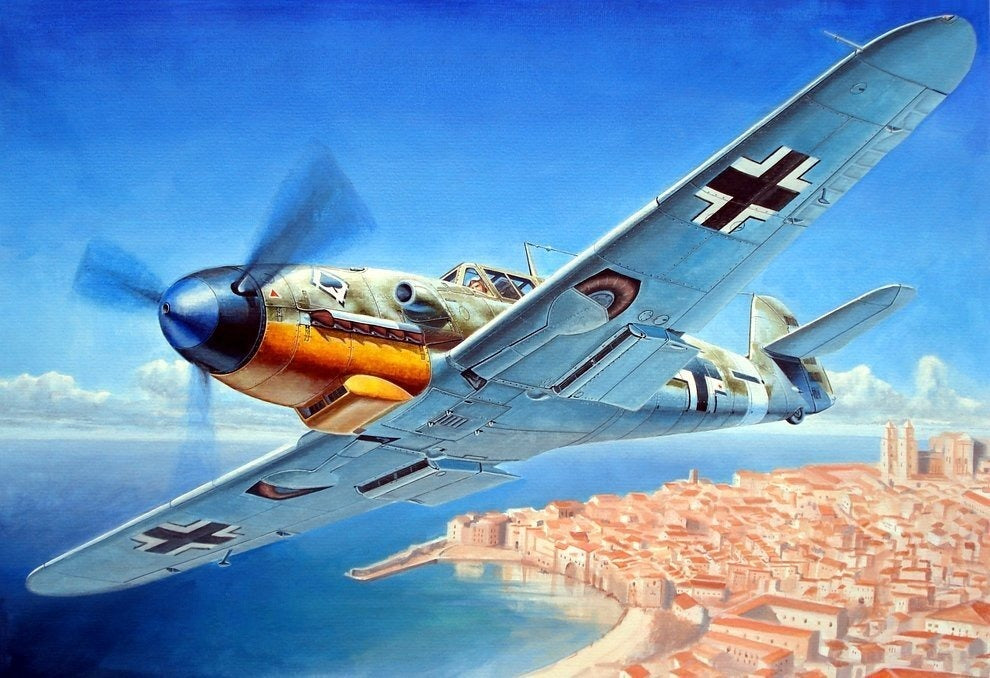 Trumpeter 02292 1/32 Messerschmitt Bf-109F-4 — scale model kit
