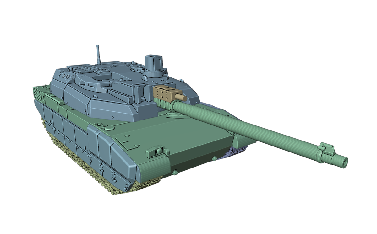 SSMODEL MODEL KIT 1/144 AMX-56 Leclerc S2 Tank VMBT144FRA0004 — scale model kit