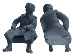 Detail view of MRY-SFW LYGR642 WWII Soviet Four-Person Leisure Model