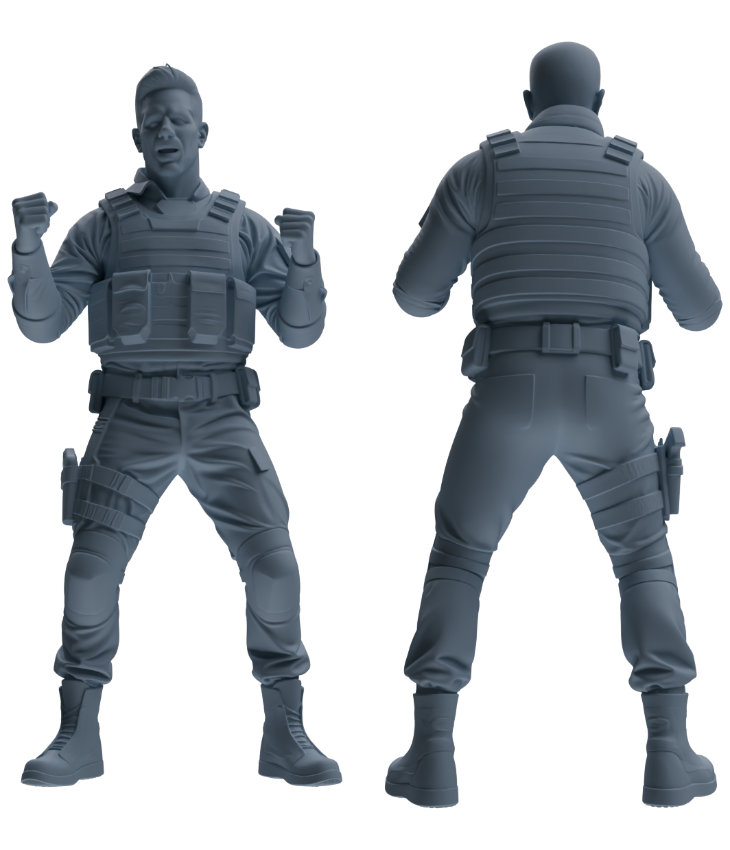 MRY-SFW SSTR033 Miniatures Soldier Model Kit 1993 Mogadishu Black Hawk Helicopter Soldier Celebrating Six-Person Group