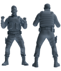 MRY-SFW SSTR033 Miniatures Soldier Model Kit 1993 Mogadishu Black Hawk Helicopter Soldier Celebrating Six-Person Group
