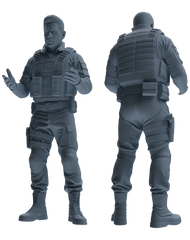 MRY-SFW SSTR034 Miniatures Soldier Model Kit 1993 Mogadishu Black Hawk Helicopter Soldier Discussion Six-Person Group