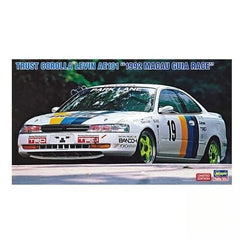 NEW 1/24 Trust Corolla Levin AE101 1992 Macau Gear Race Plastic Model 20758 Car
