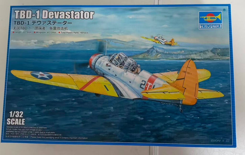 Trumpeter 02226 1/32 TBD-1 DEVASTATOR MODEL KIT