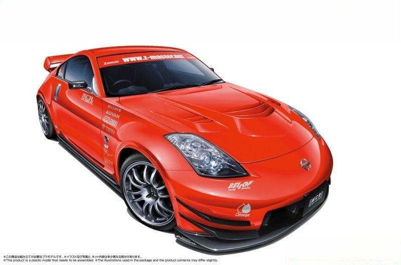 Aoshima AO-06910 1/24  Model Tuned Car Kit MCR Nismo Nissan Z33 Fairlady Z 350Z Main image