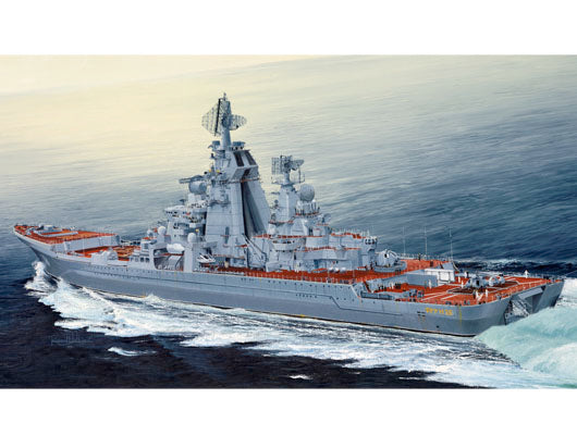 TRUMPETER 04521 MAQUETTE RUSSIAN CRUISER ADMIRAL LAZAREV EX-FRUNZE 1/350 Model — scale model kit