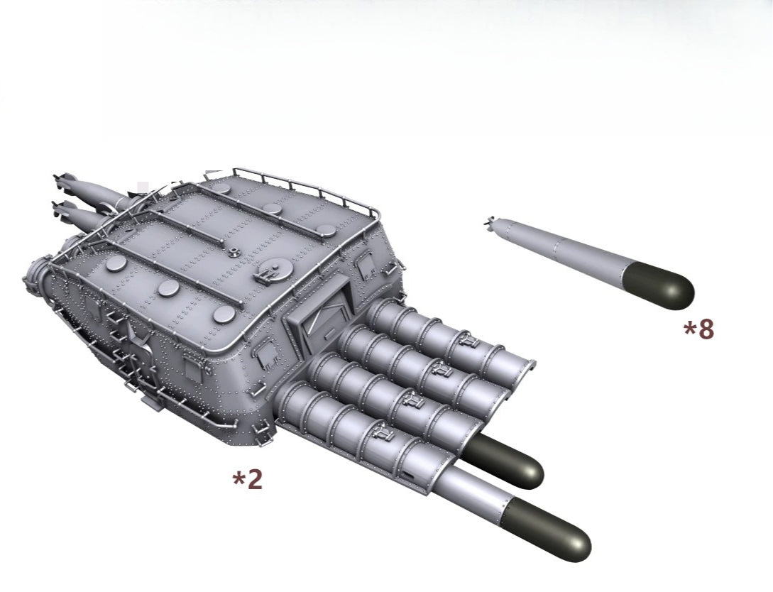 SSMODEL R700093  1/700Scale Type 9 Type II torpedo Snow Peak