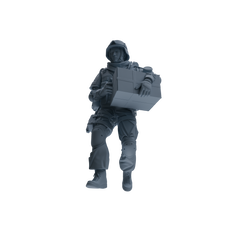 MRY-SFW SSTR326 Modern Counter-Terrorism SWAT Suppressor Logistics Four-Person Group