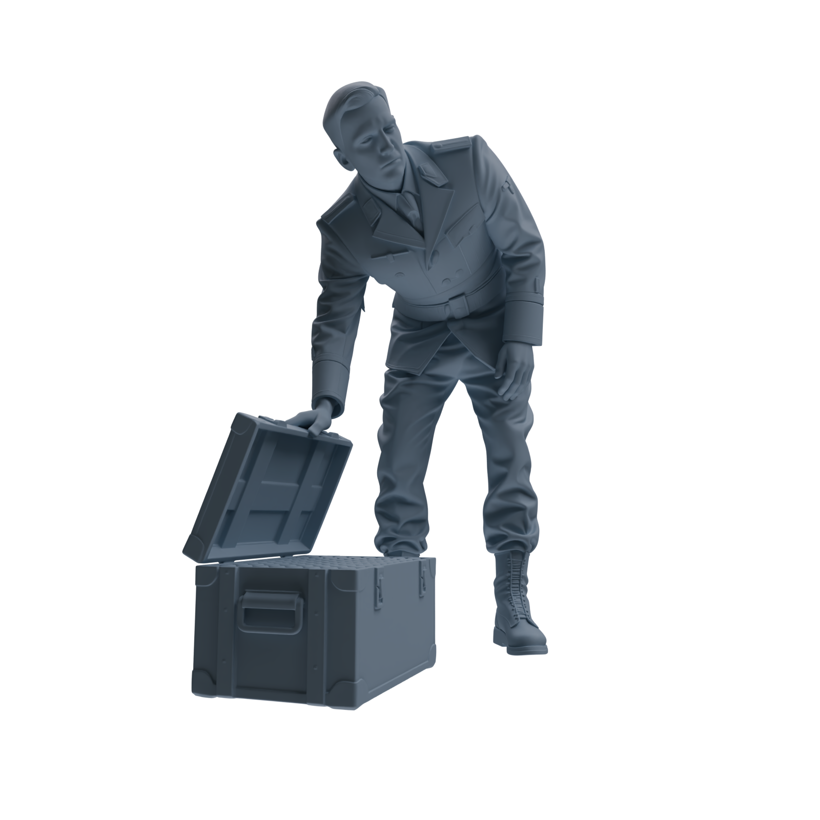 MRY-SFW SSTR234 Modern German Army Logistics Soldier Combat Readiness Four-Person Group