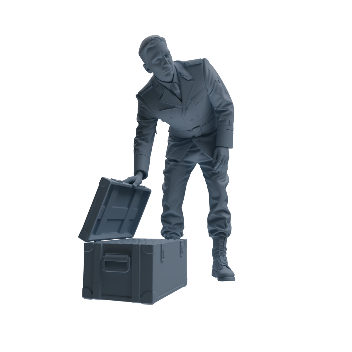 MRY-SFW SSTR234 Modern German Army Logistics Soldier Combat Readiness Four-Person Group — detail view 4
