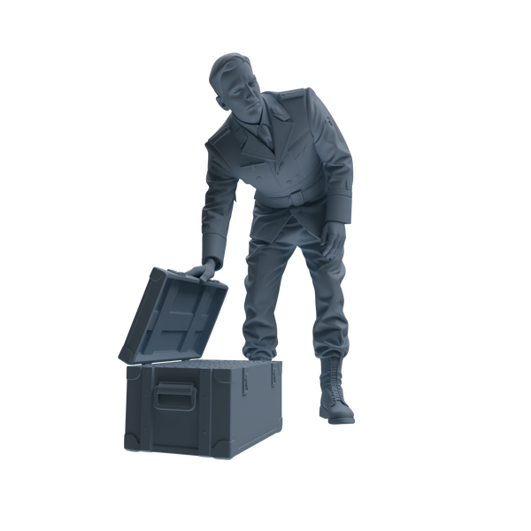 MRY-SFW SSTR234 Modern German Army Logistics Soldier Combat Readiness Four-Person Group
