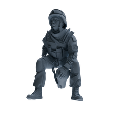 MRY-SFW SSTR336 Modern Counter-Terrorism SWAT Fire Support Operator Combat 2 Four-Person Group