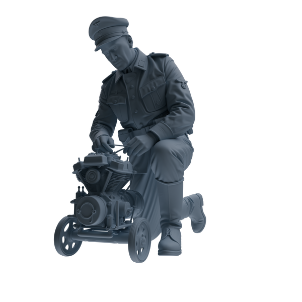 MRY-SFW SSTR252 WWI British Army Logistics Soldier Maintenance Four-Person Group