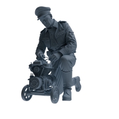 MRY-SFW SSTR252 WWI British Army Logistics Soldier Maintenance Four-Person Group