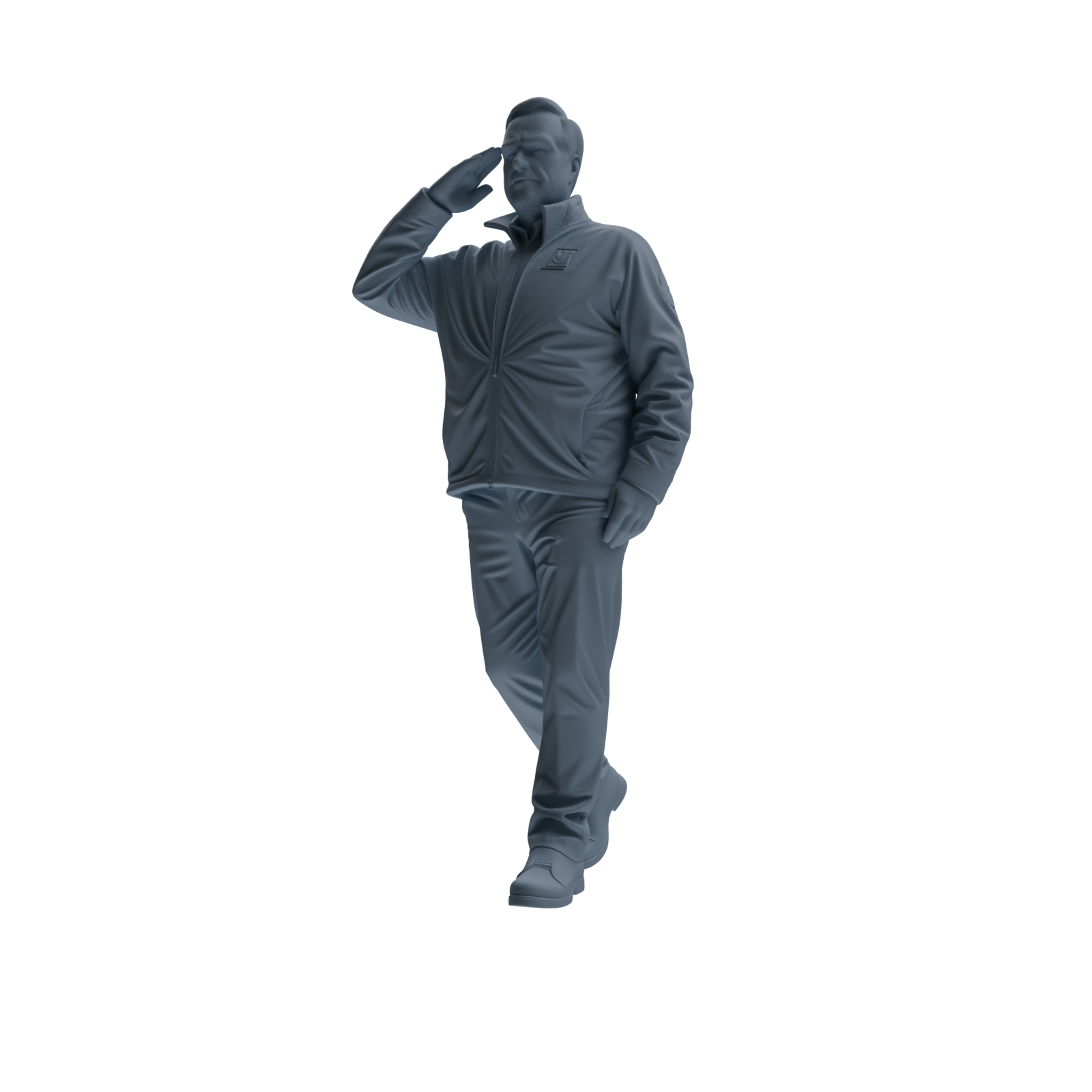 MRY-SFW SSTR117 Miniatures Soldier Model Kit Boston Attack Modern Boston Police Four-Person Saluting Group 1