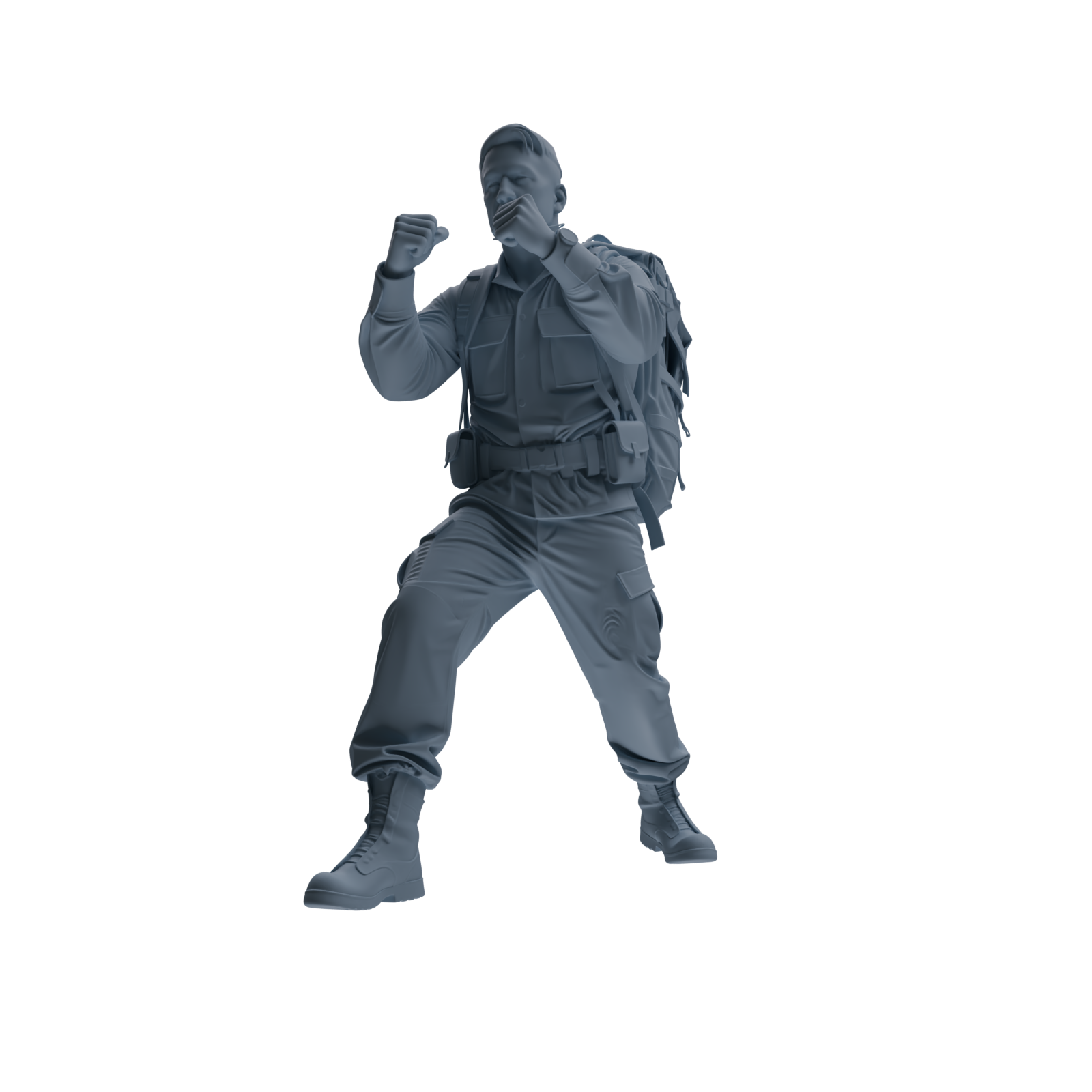 MRY-SFW SSTR131 Miniatures Soldier Model Kit War of Hyenas Modern Canadian Army Four-Person Combat Group
