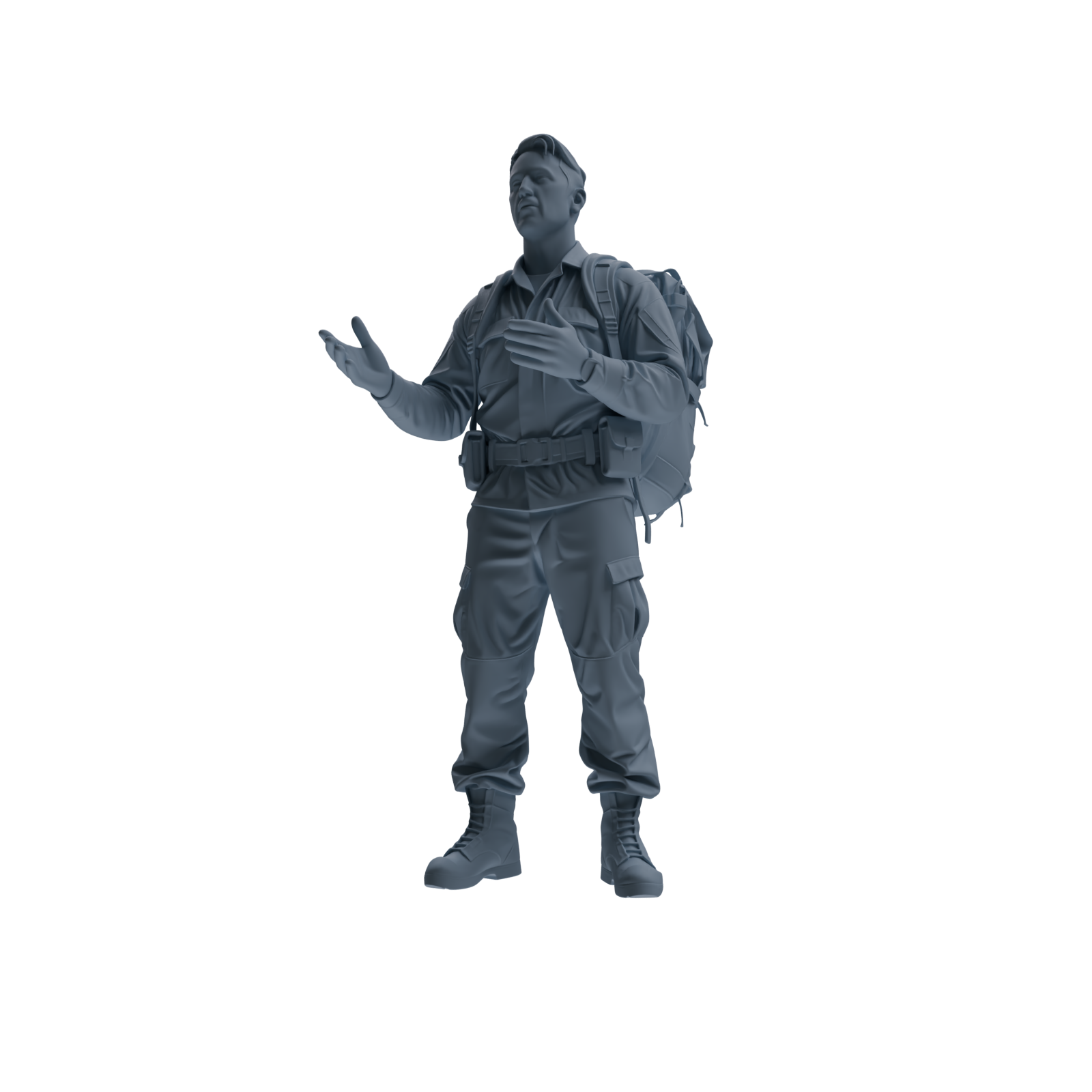 MRY-SFW SSTR134 Miniatures Soldier Model Kit War of Hyenas Modern Canadian Army Four-Person Conversation Group