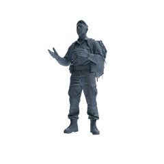 MRY-SFW SSTR134 Miniatures Soldier Model Kit War of Hyenas Modern Canadian Army Four-Person Conversation Group