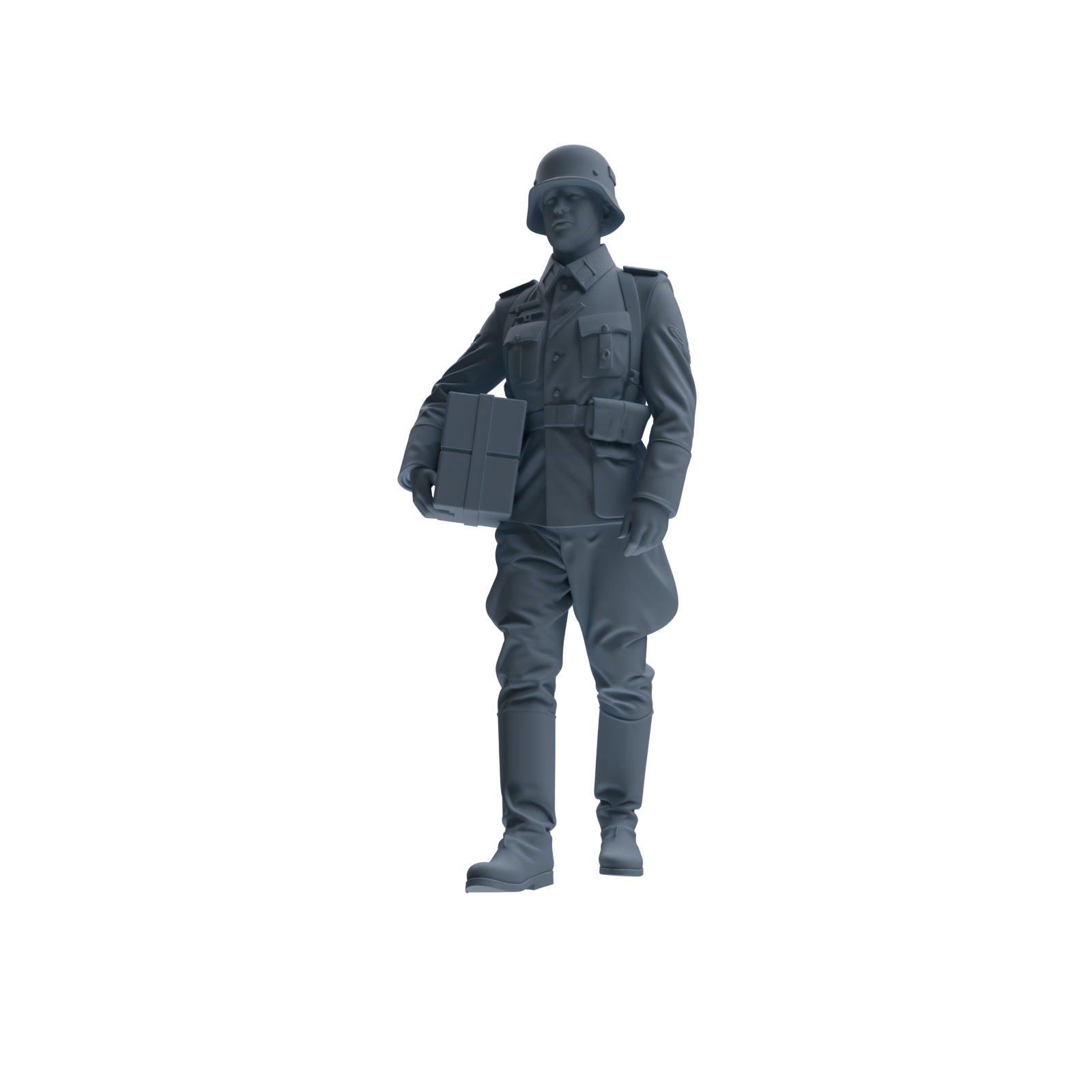 MRY-SFW SSTR218 WWII German Army Logistics Soldier Logistics Four-Person Group
