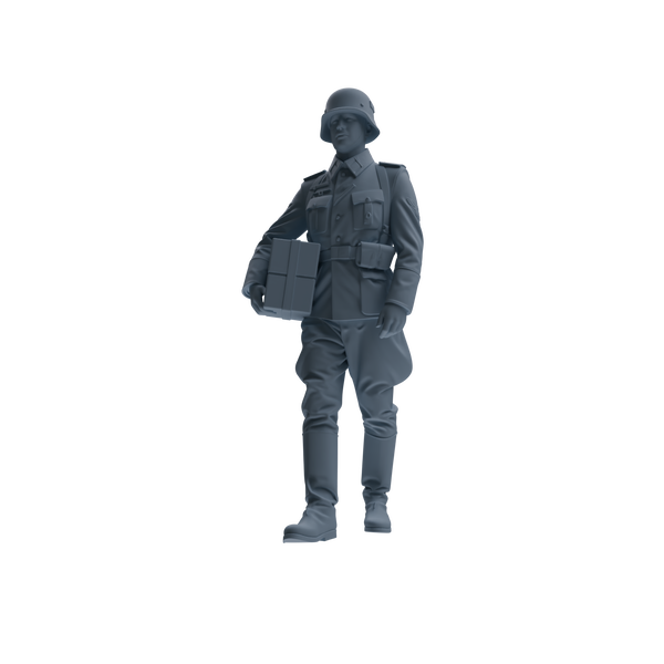 MRY-SFW SSTR218 WWII German Army Logistics Soldier Logistics Four-Person Group