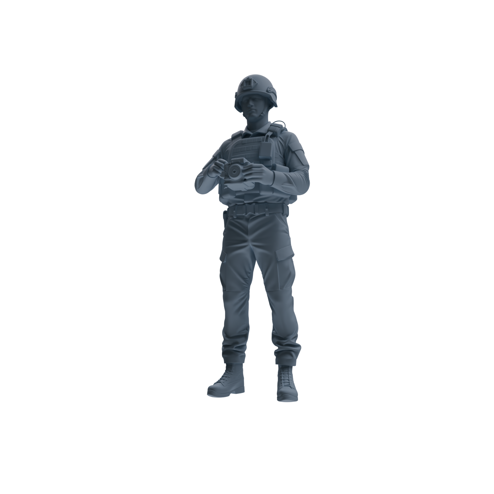 MRY-SFW SSTR250 Modern British Army Logistics Soldier Maintenance Three-Person Group