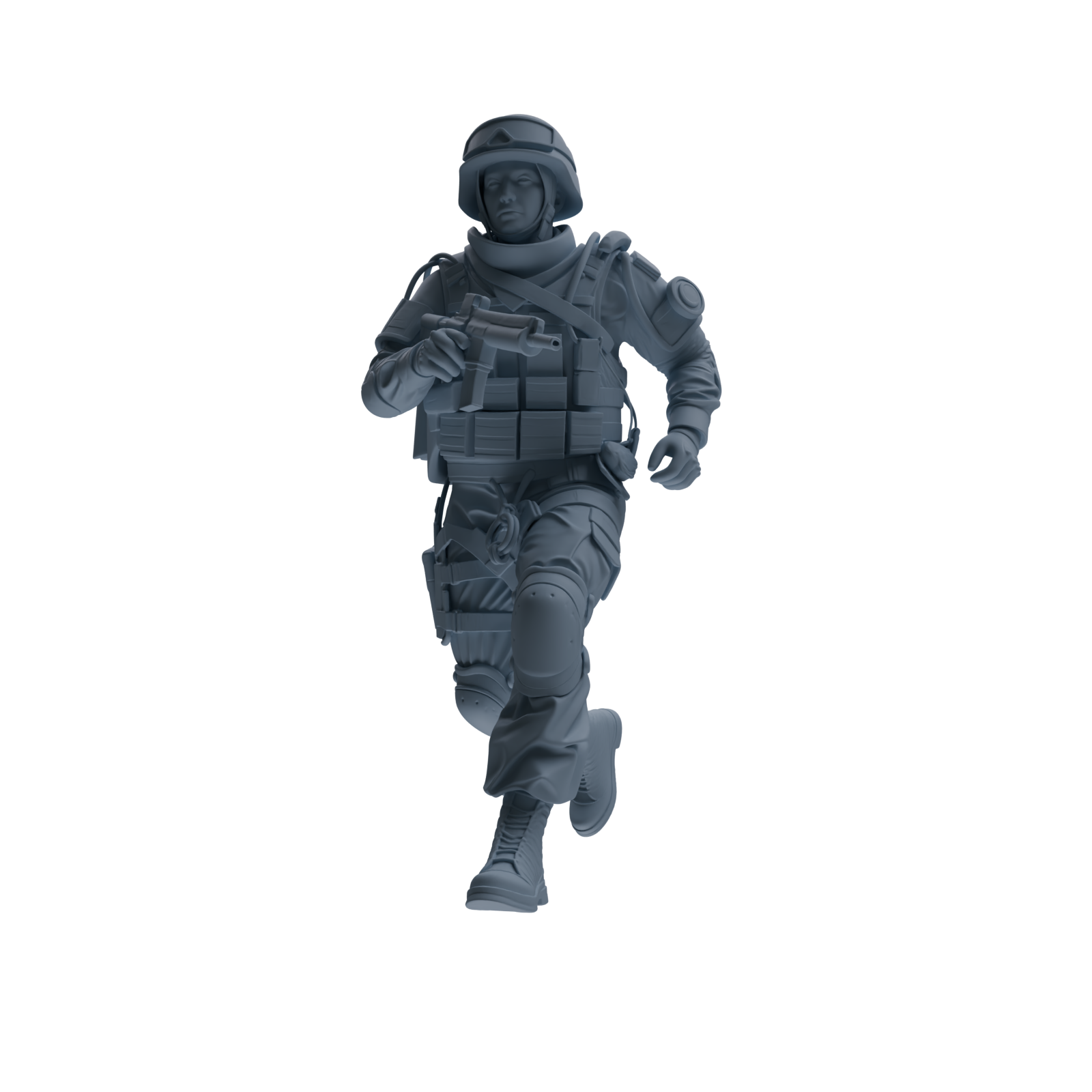 MRY-SFW SSTR335 Modern Counter-Terrorism SWAT Fire Support Operator Combat Four-Person Group