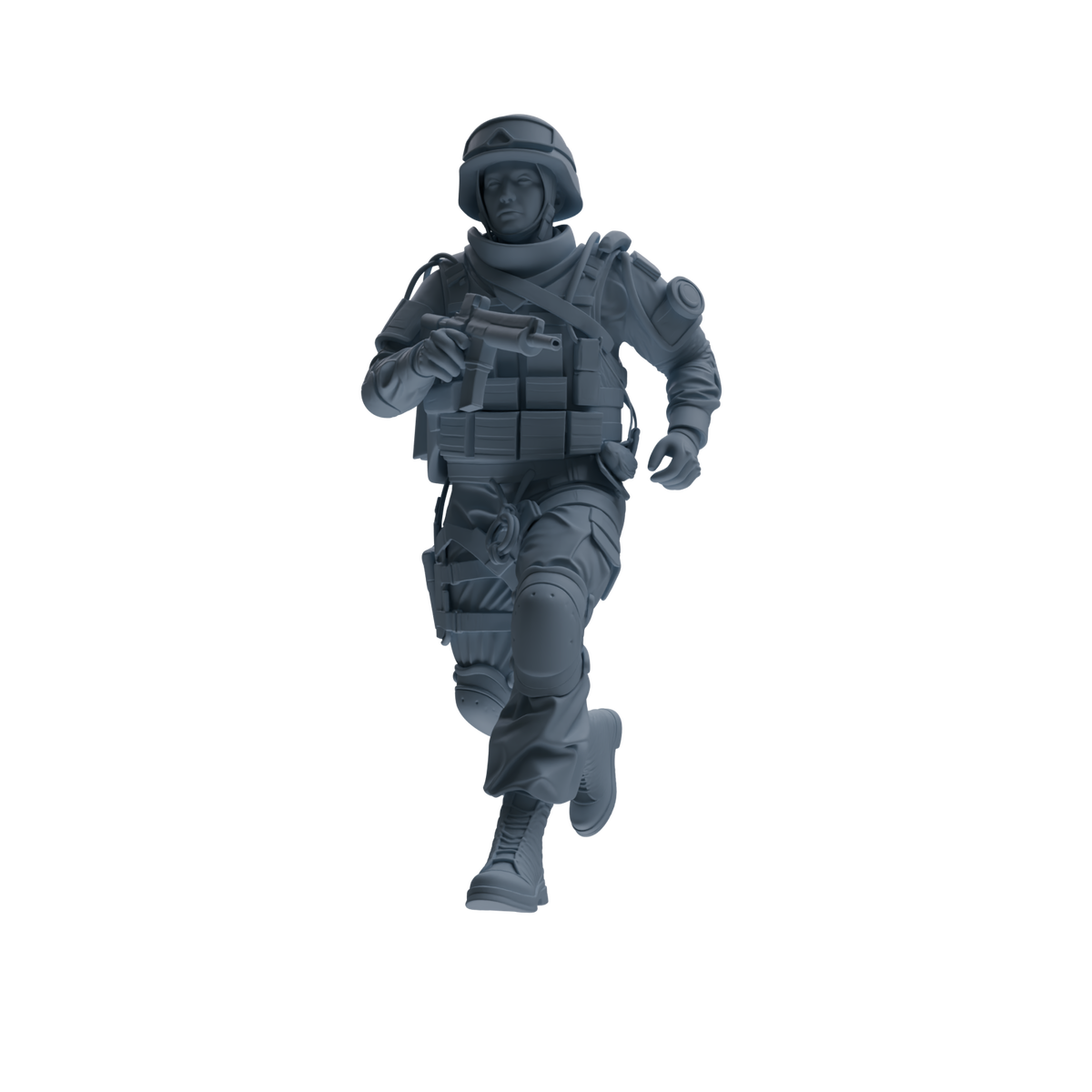 MRY-SFW SSTR335 Modern Counter-Terrorism SWAT Fire Support Operator Combat Four-Person Group — detail view 3