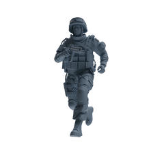MRY-SFW SSTR335 Modern Counter-Terrorism SWAT Fire Support Operator Combat Four-Person Group