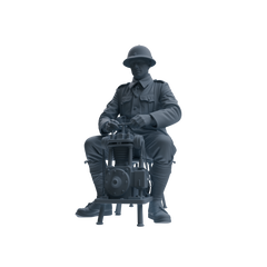 MRY-SFW SSTR265 WWI U.S. Army Logistics Soldier Maintenance Four-Person Group