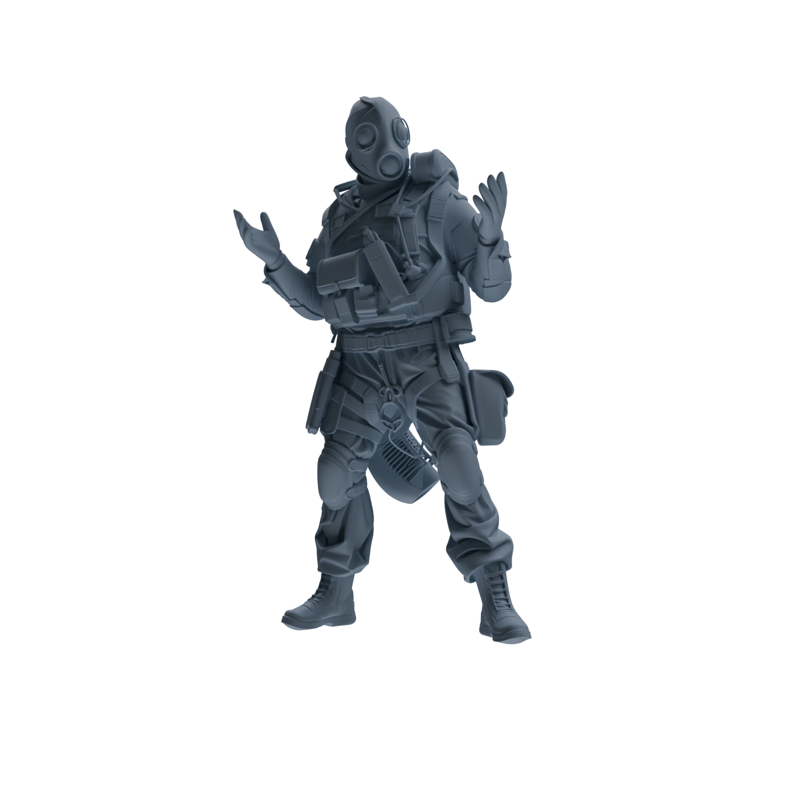 MRY-SFW SSTR312 Modern Counter-Terrorism SWAT Breacher Conversation Four-Person Group