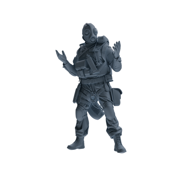 MRY-SFW SSTR312 Modern Counter-Terrorism SWAT Breacher Conversation Four-Person Group