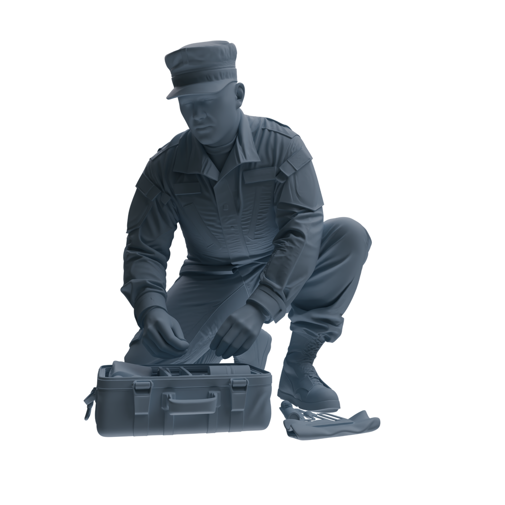 MRY-SFW SSTR248 Modern U.S. Army Medic Four-Person Group