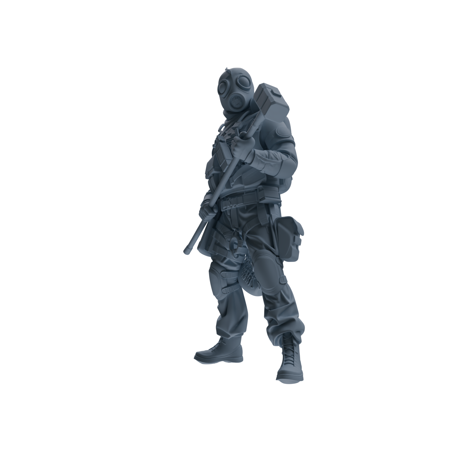 MRY-SFW SSTR340 Modern Counter-Terrorism SWAT Breacher Combat Four-Person Group