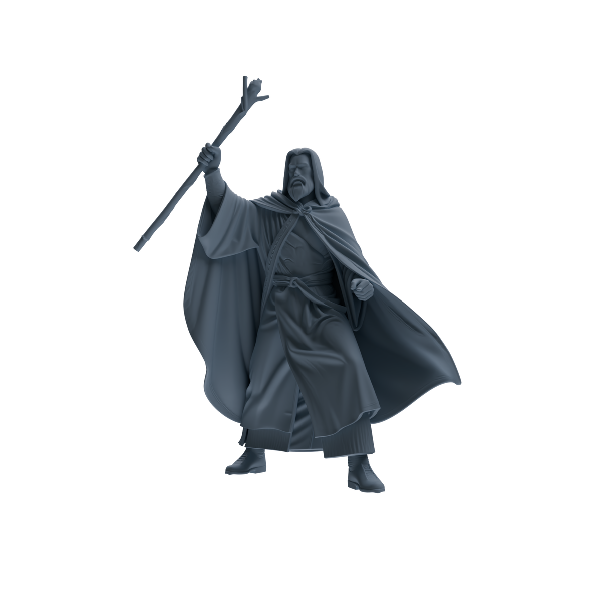 MRY-SFW SSTR293 Medieval Merlin Wizard Garrison Four-Person Group — detail view 5