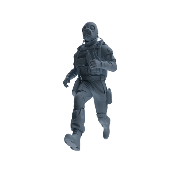 MRY-SFW SSTR343 Modern Counter-Terrorism SWAT Breacher Combat 4 Four-Person Group
