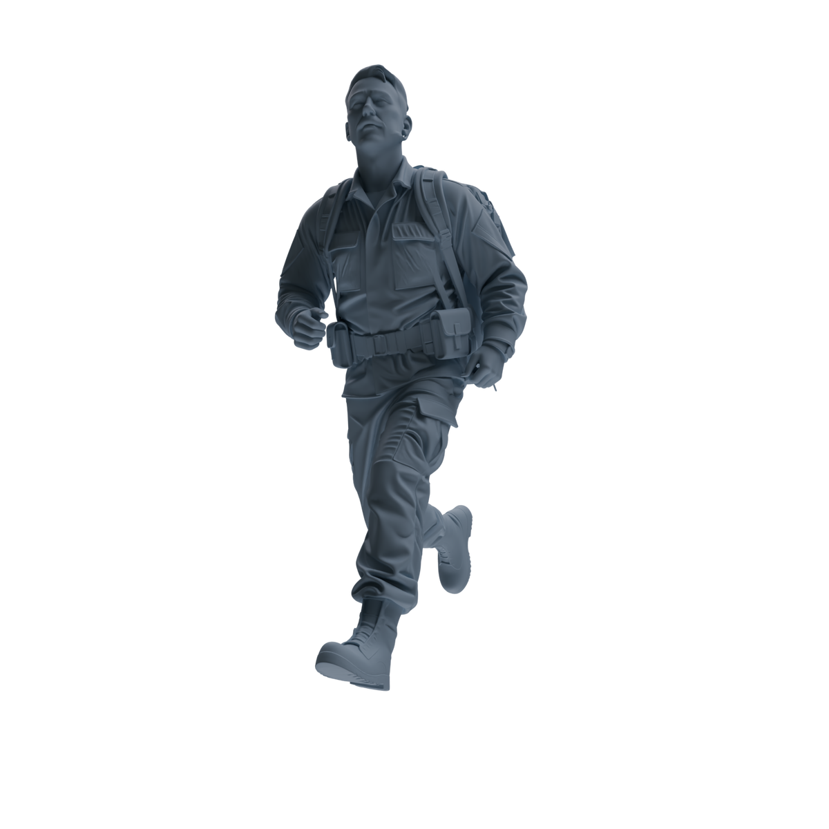 MRY-SFW SSTR138 Miniatures Soldier Model Kit War of Hyenas Modern Canadian Army Four-Person Hiking Group — detail view 4