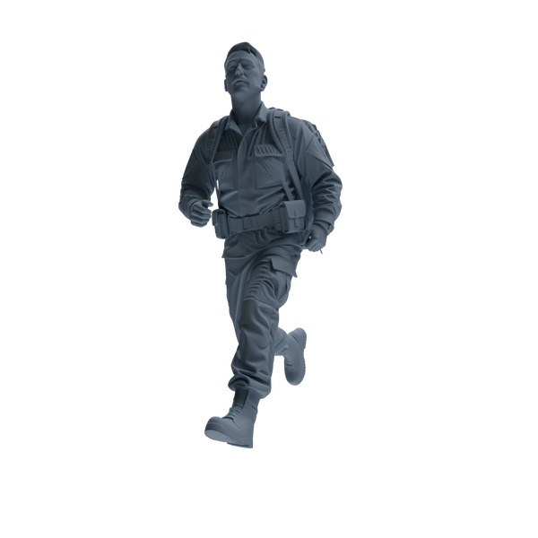 MRY-SFW SSTR138 Miniatures Soldier Model Kit War of Hyenas Modern Canadian Army Four-Person Hiking Group