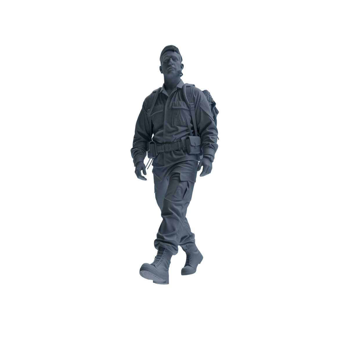 MRY-SFW SSTR144 Miniatures Soldier Model Kit War of Hyenas Modern Canadian Army Four-Person Patrol Group — detail view 4