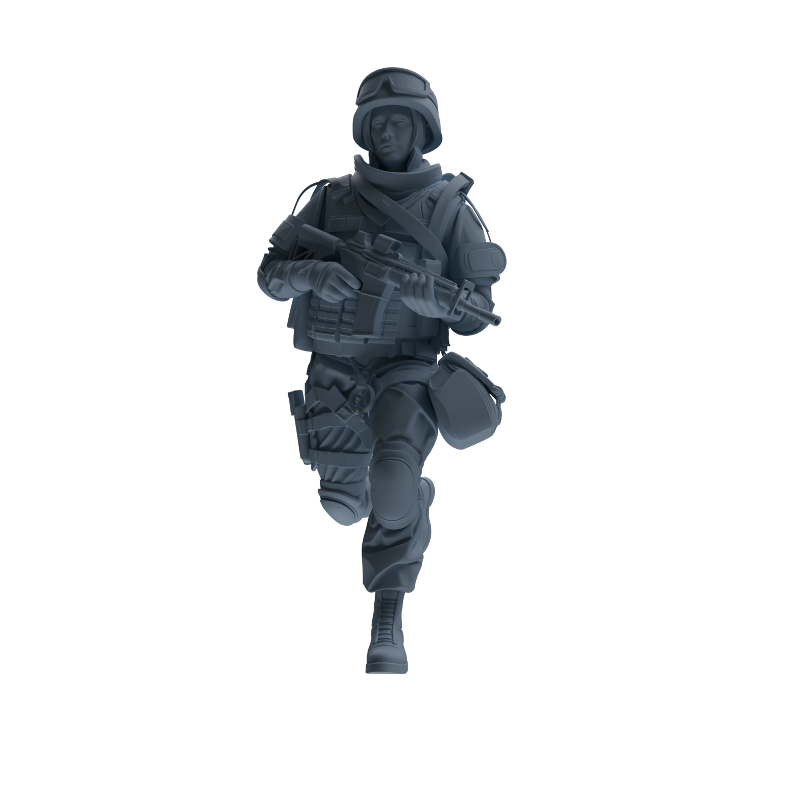 MRY-SFW SSTR335 Modern Counter-Terrorism SWAT Fire Support Operator Combat Four-Person Group