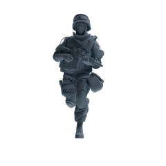 MRY-SFW SSTR335 Modern Counter-Terrorism SWAT Fire Support Operator Combat Four-Person Group