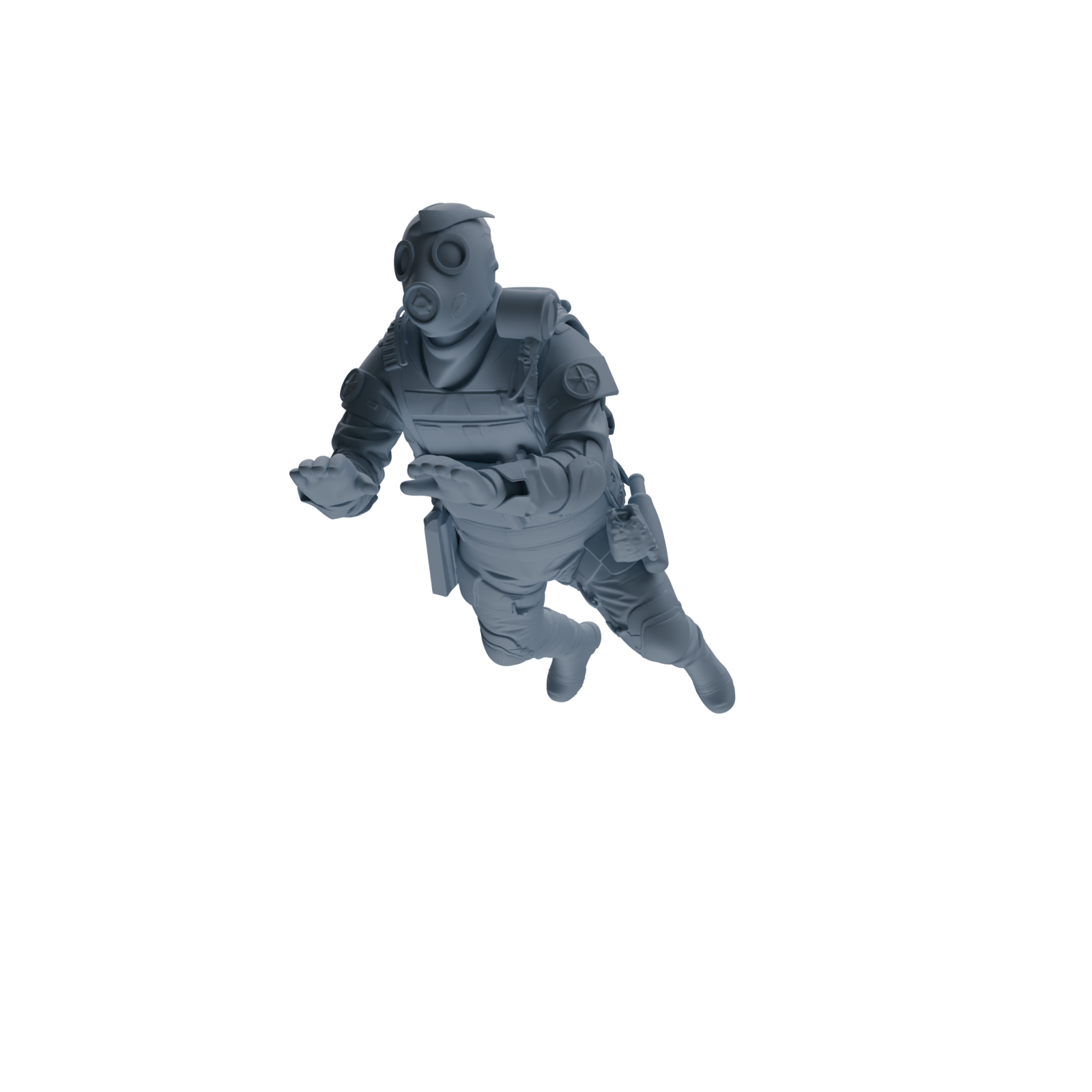 MRY-SFW SSTR342 Modern Counter-Terrorism SWAT Breacher Combat 3 Three-Person Group