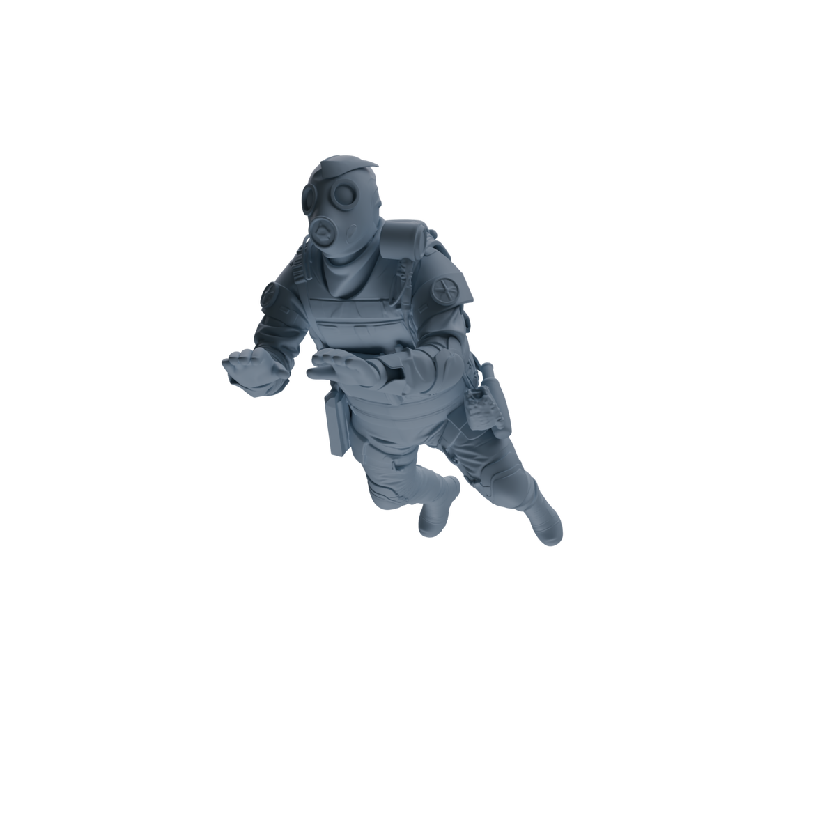 MRY-SFW SSTR342 Modern Counter-Terrorism SWAT Breacher Combat 3 Three-Person Group — detail view 3