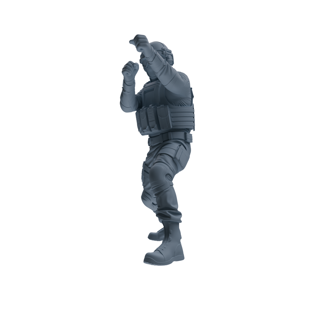 MRY-SFW SSTR346 Modern American Mercenary Combat Four-Person Group — detail view 4