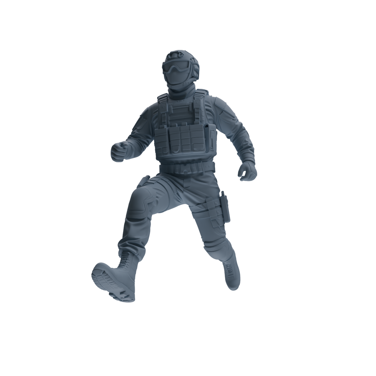 MRY-SFW SSTR360 Modern American Mercenary Combat Four-Person Group — detail view 4