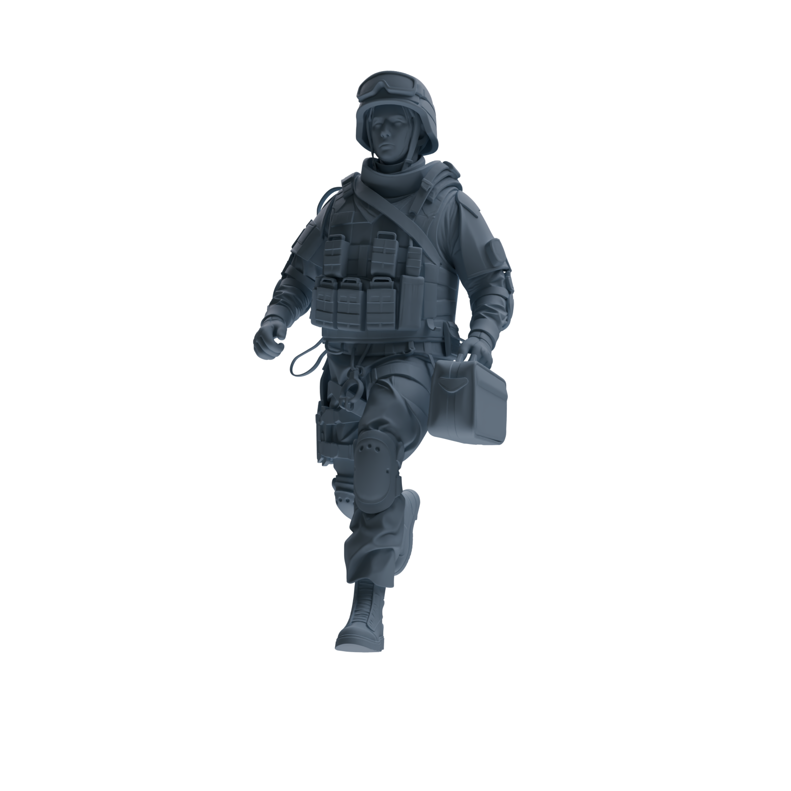 MRY-SFW SSTR329 Modern Counter-Terrorism SWAT Fire Support Operator Rescue 2 Four-Person Group