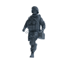 MRY-SFW SSTR329 Modern Counter-Terrorism SWAT Fire Support Operator Rescue 2 Four-Person Group