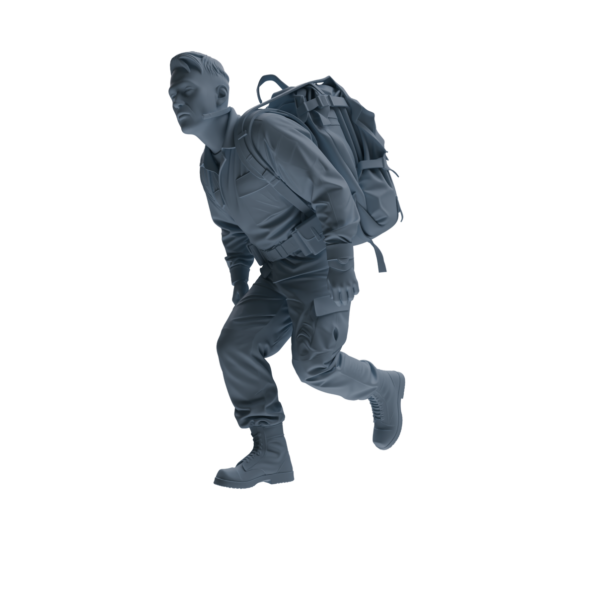 MRY-SFW SSTR136 Miniatures Soldier Model Kit War of Hyenas Modern Canadian Army Four-Person Ambush Group — detail view 4